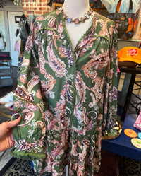 Fall floral dress