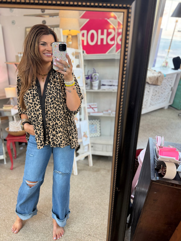 The Leopard Luxe Top