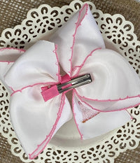 Birthday Cake Embroidery Moonstitch Bow