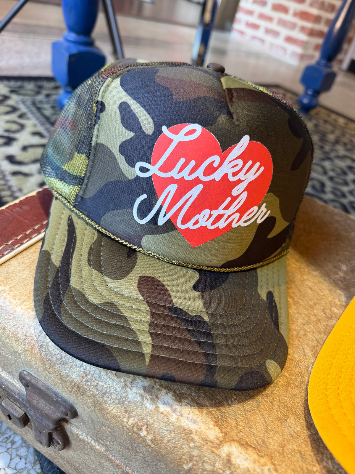 Lucky Mother Trucker Cap - Camo