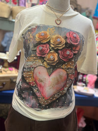 Untamed Heart Tee w/ Swarovski Crystals