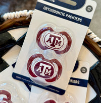 Aggie Orthodontic Paci - 2 Pack
