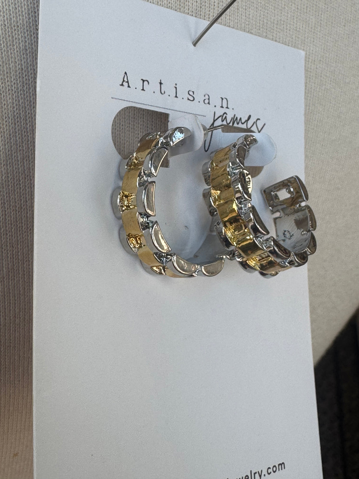 Artisan James Watch Out Earrings