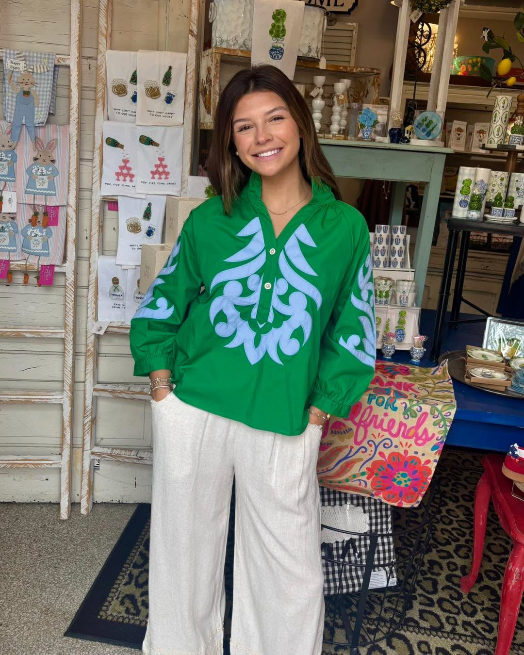 The Babe Glam Top - Green