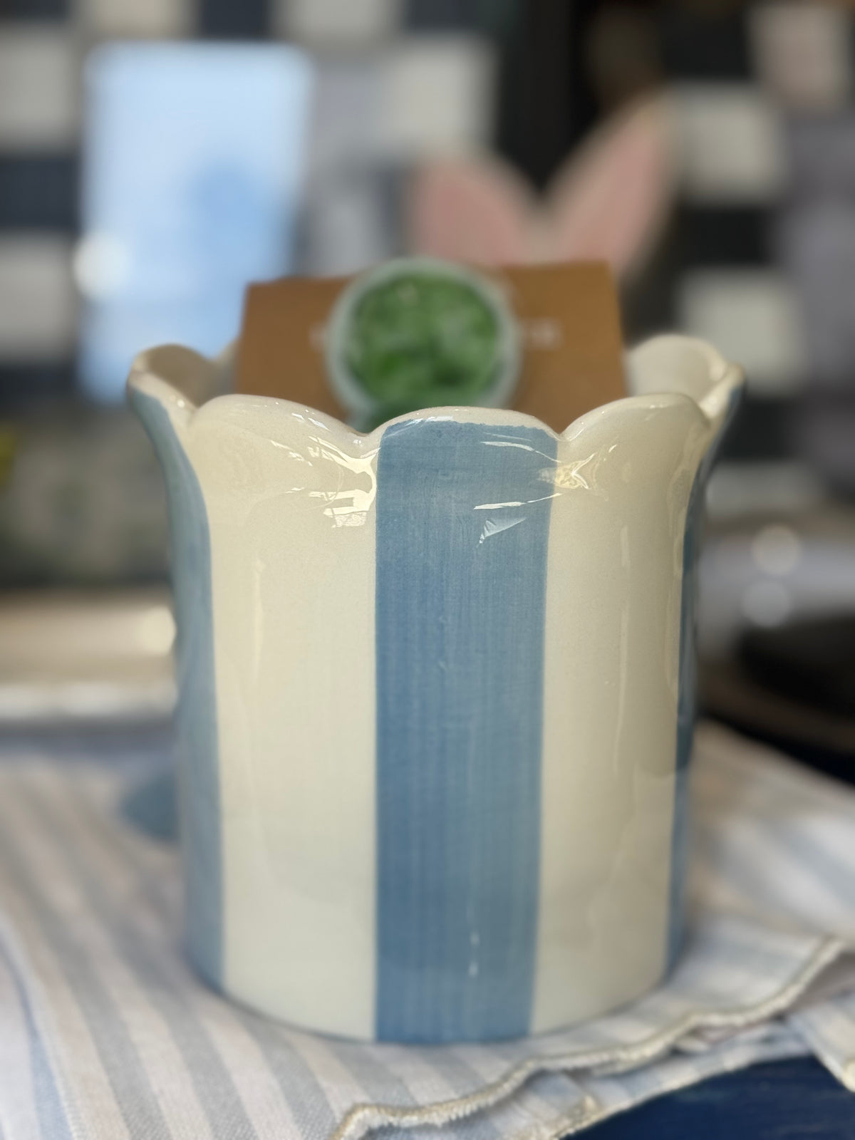 Topiary Pot w/ Plant Stake