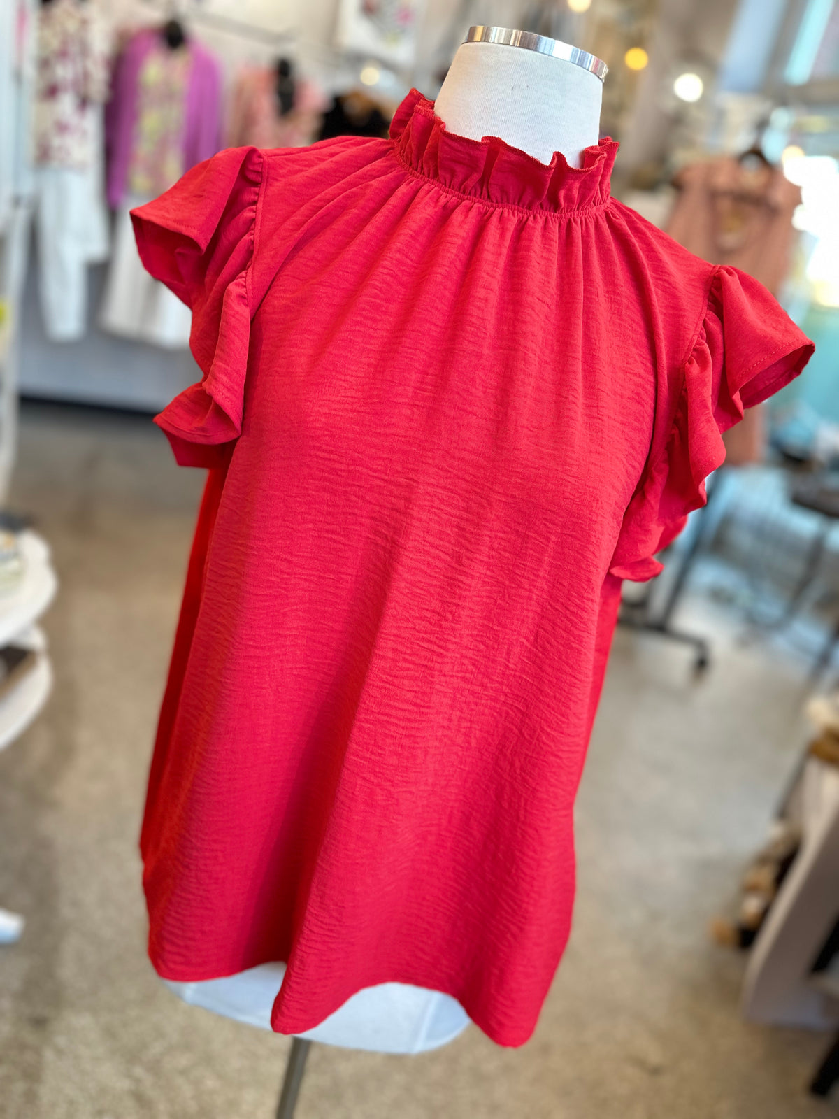 The Bella Top -Red