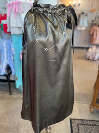 The Golden Hour Dress - Gold/Black