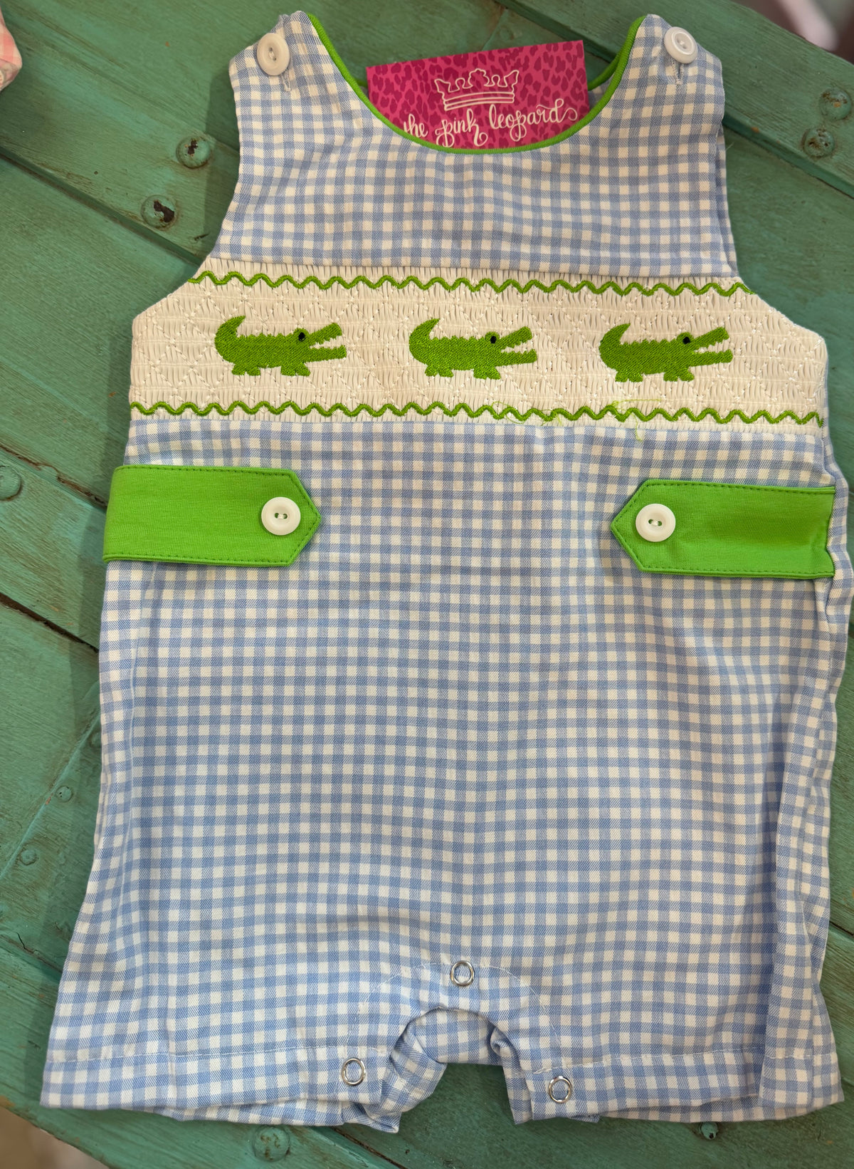 Boys Summer Crocodile Romper