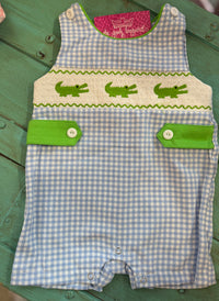 Boys Summer Crocodile Romper