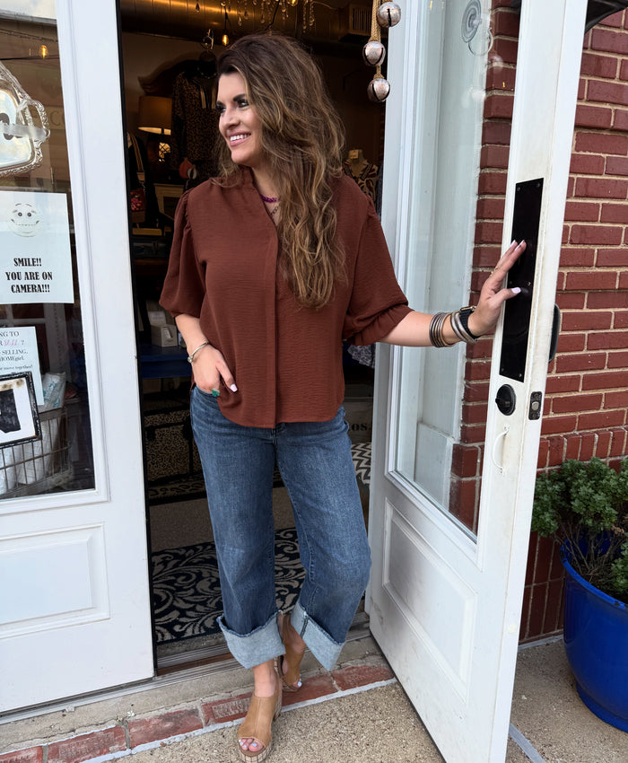 The LALA Top - Brown
