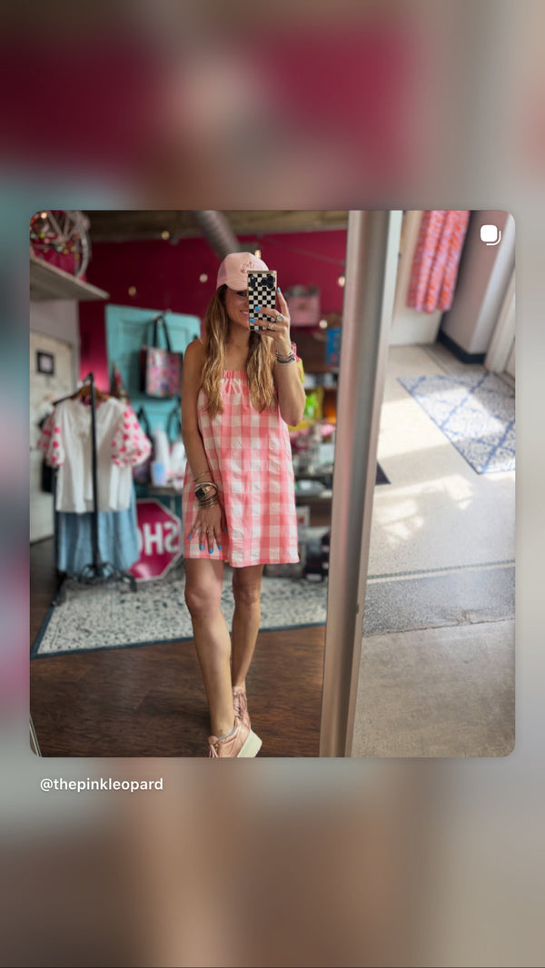 Preppy Gingham Dress