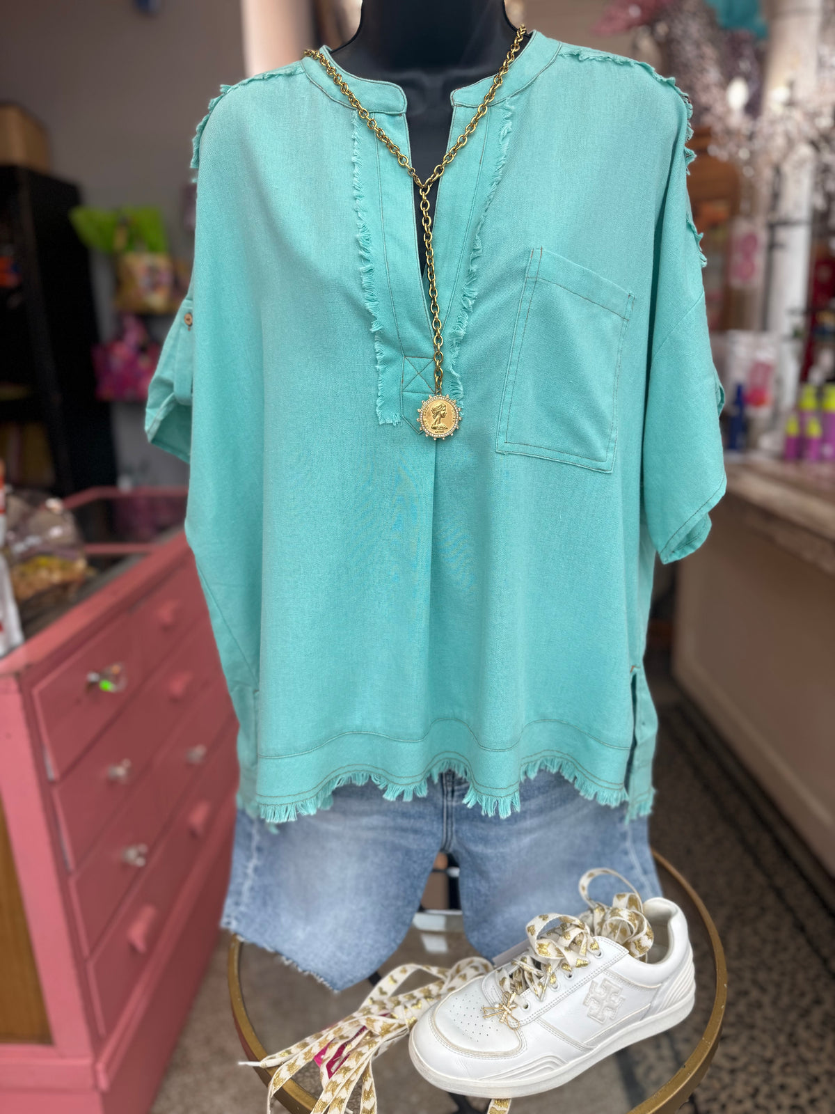 The Wanderlust Fringe Top