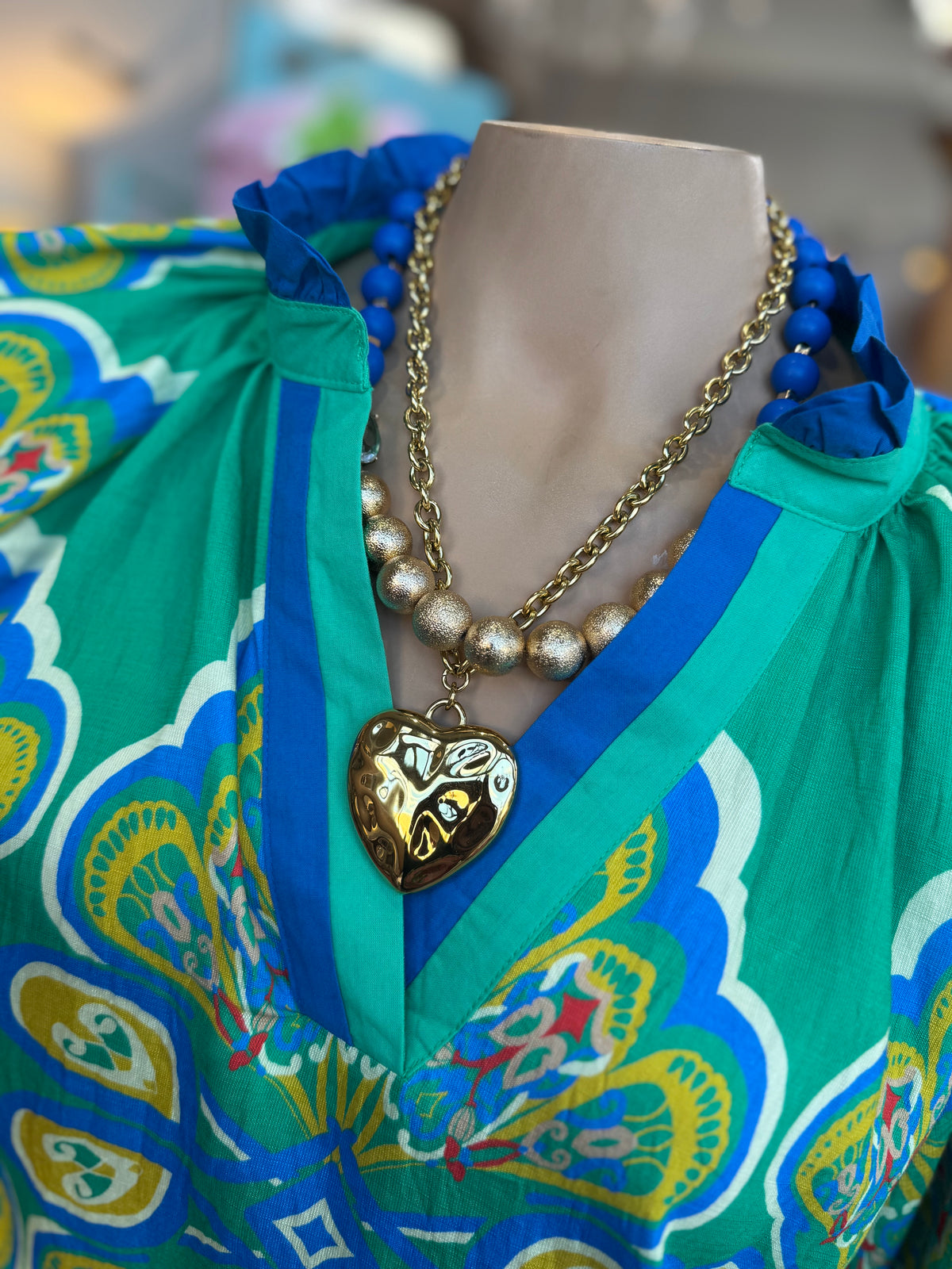 Peacock Bloom Top