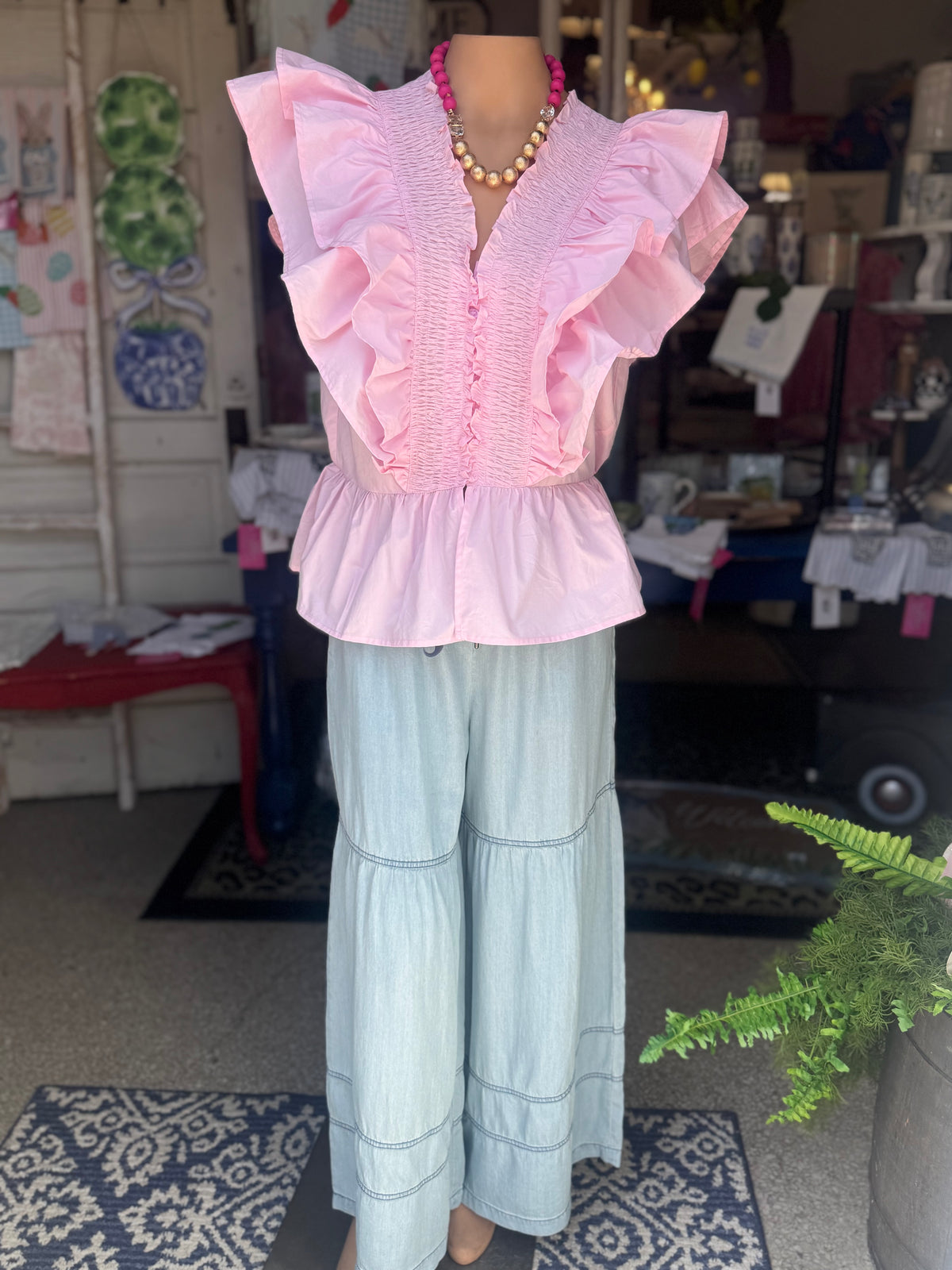 The YAYA Pants - Chambray