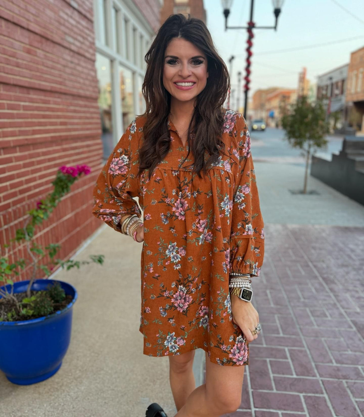 Stepping Into Fall Dress- SALE