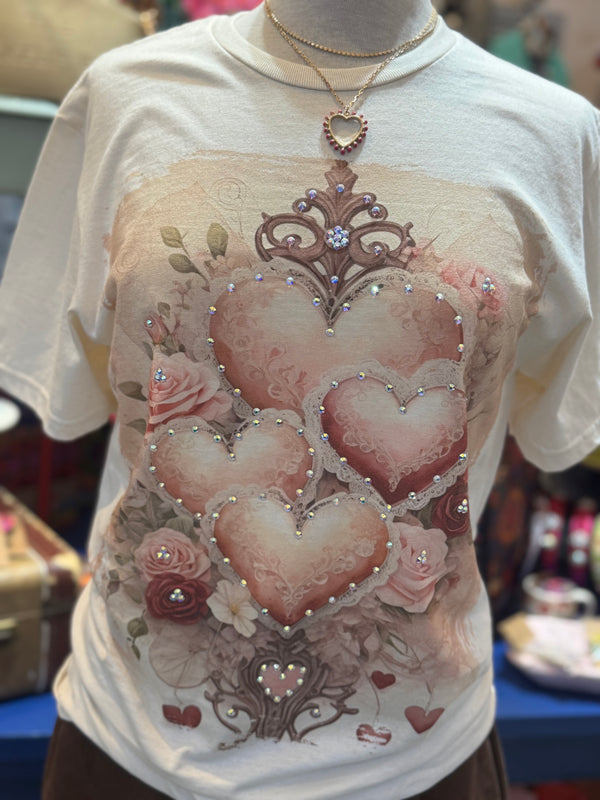 Timeless Love Tee w/ Swarovski Crystals