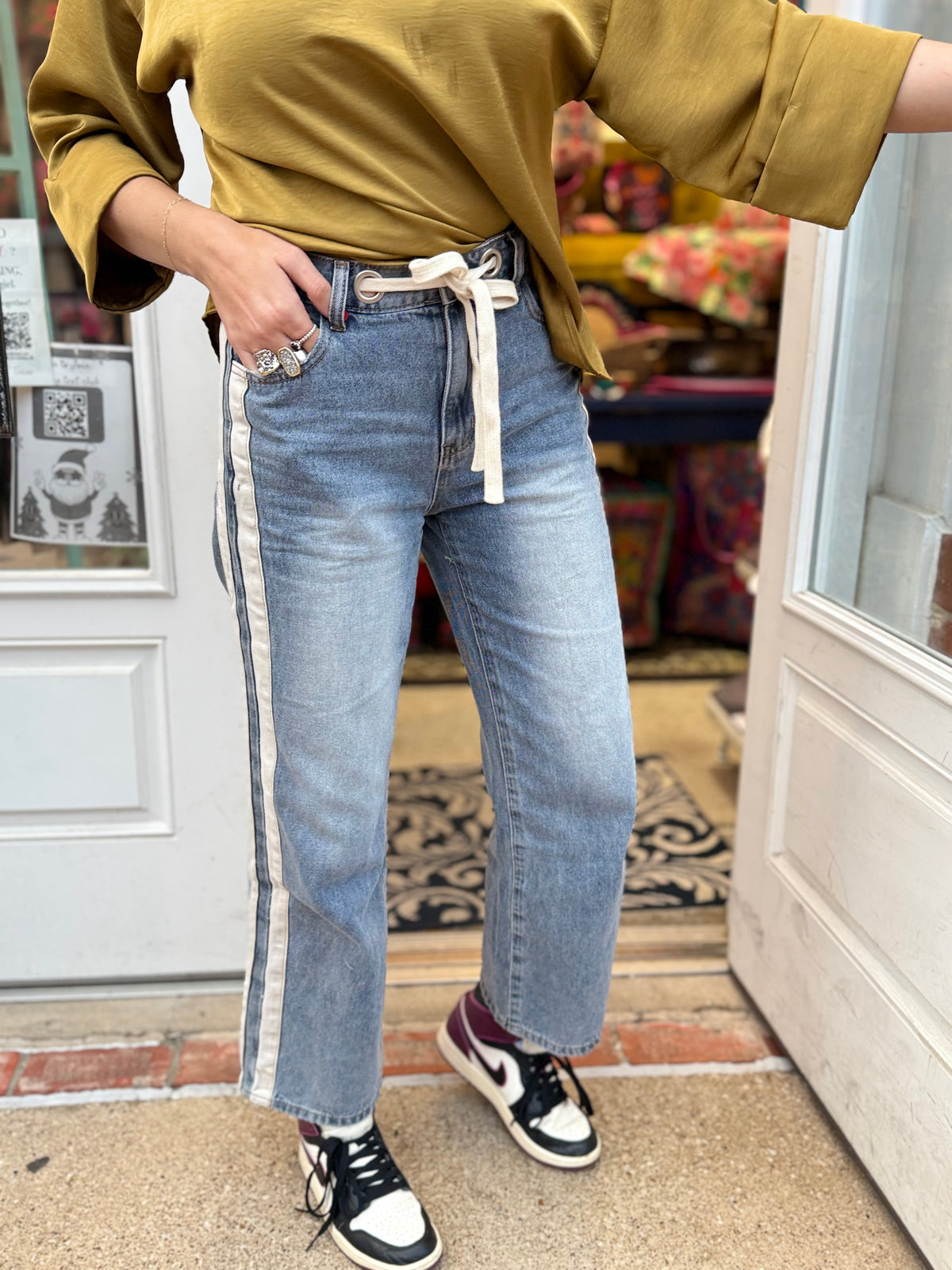 The Jaycee Cropped Denim Jeans