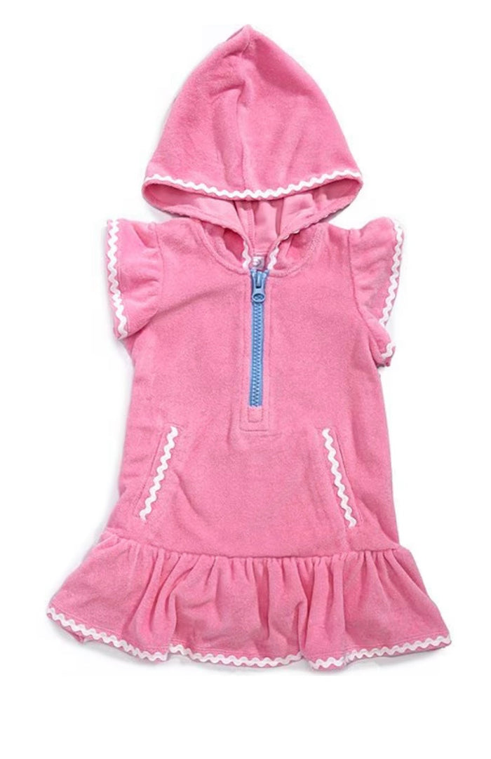 MUD PIE - Pink Ric-Rac Cover-up