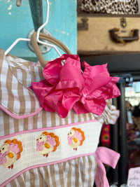 Hot Pink Bow Headband