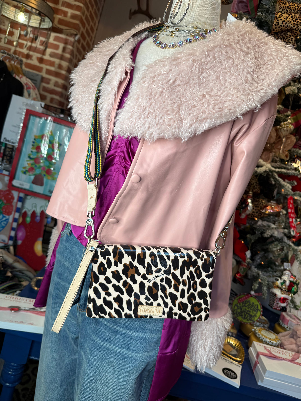 CONSUELA- Mona Leopard Uptown Crossbody