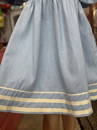 Embroidered Charm Denim Dress