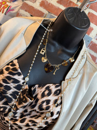Leopard Charm Necklace