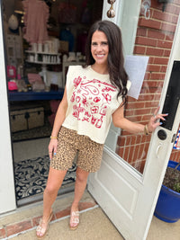 The Lacy Leopard Shorts