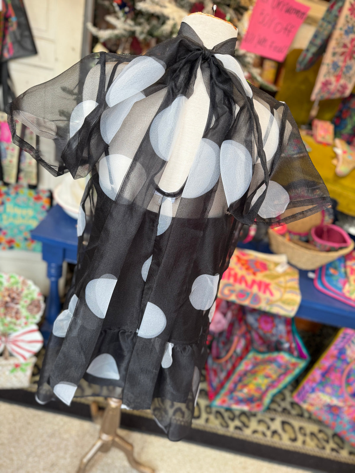 Black Tie Bubbles Dress