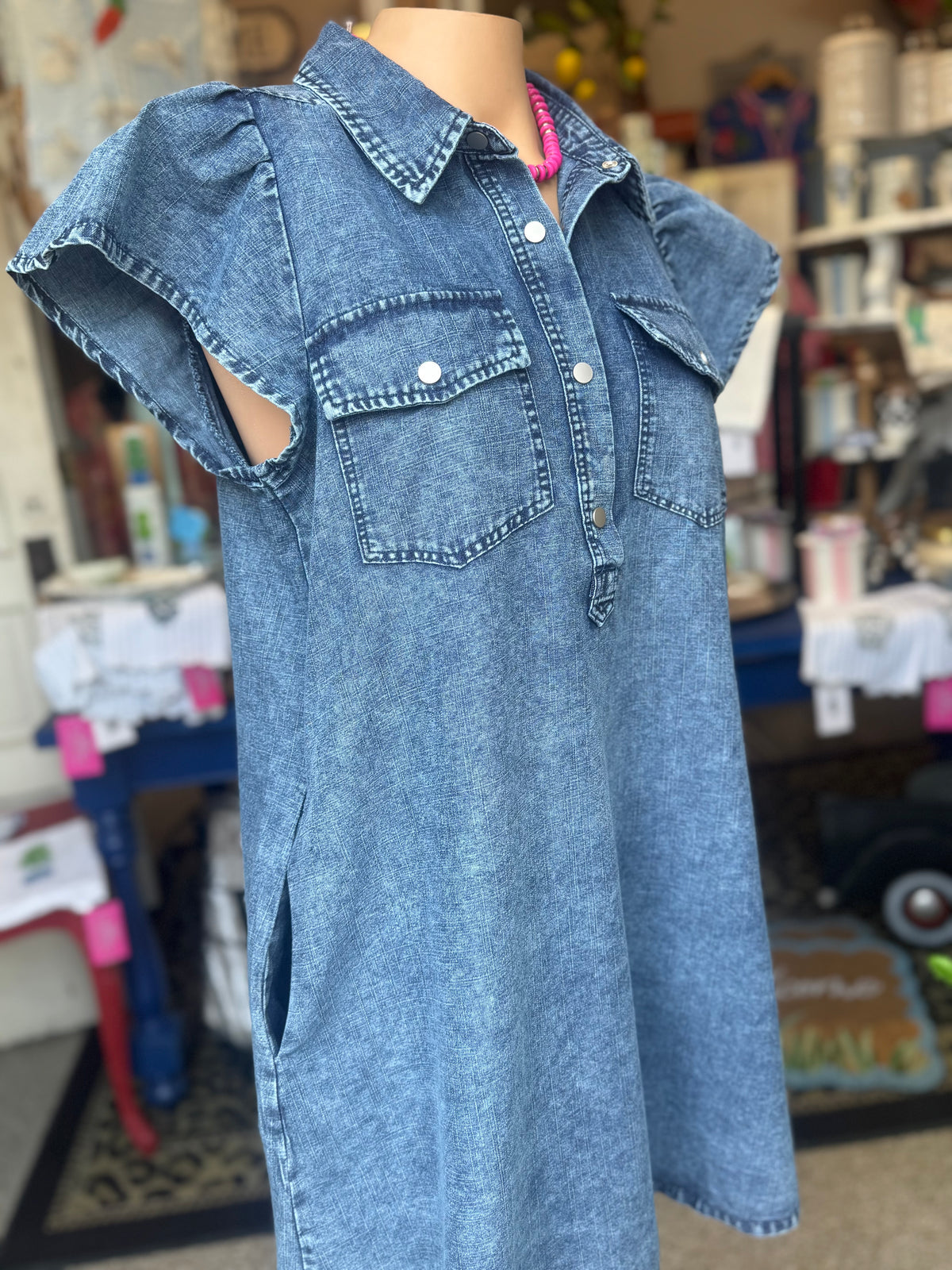 Denim Days Shirt Dress