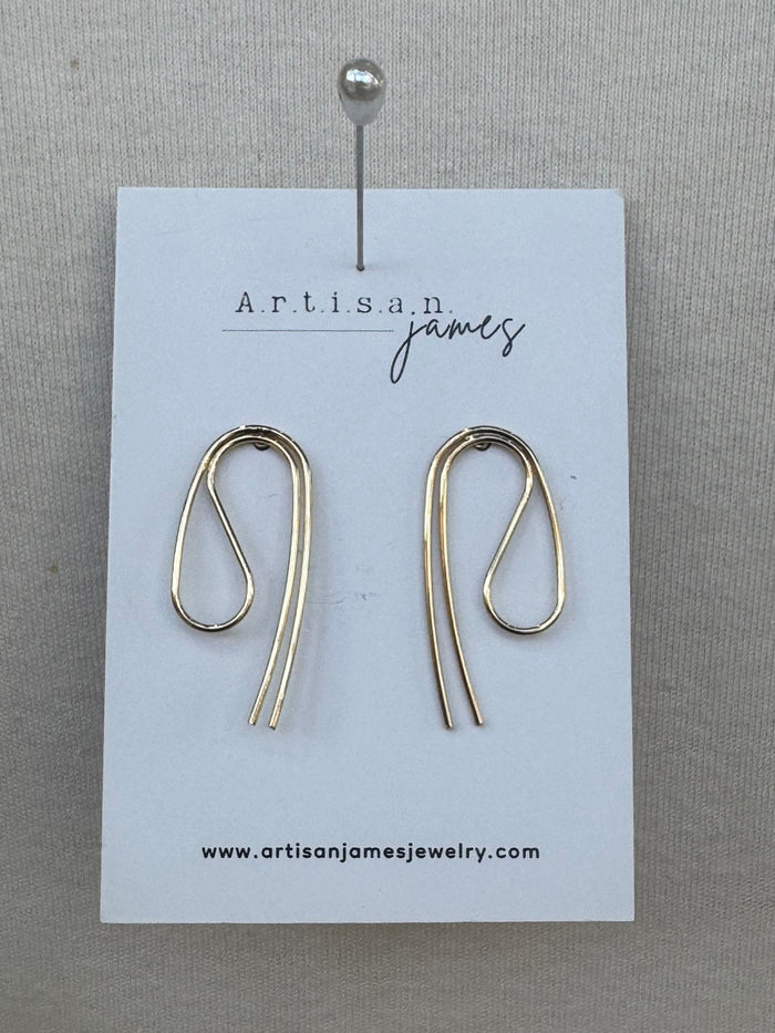 Artisan James Golden Ropes Earrings