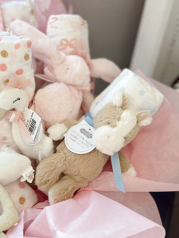 MUD PIE -Pony & Bow Rattle Set