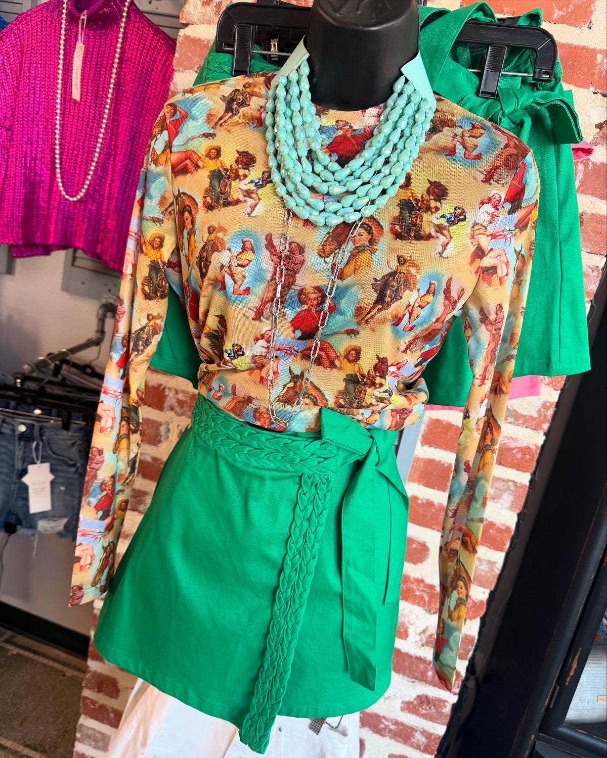 The Lacey Skort- Green