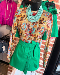 The Lacey Skort- Green