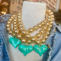 The LALA heart necklace