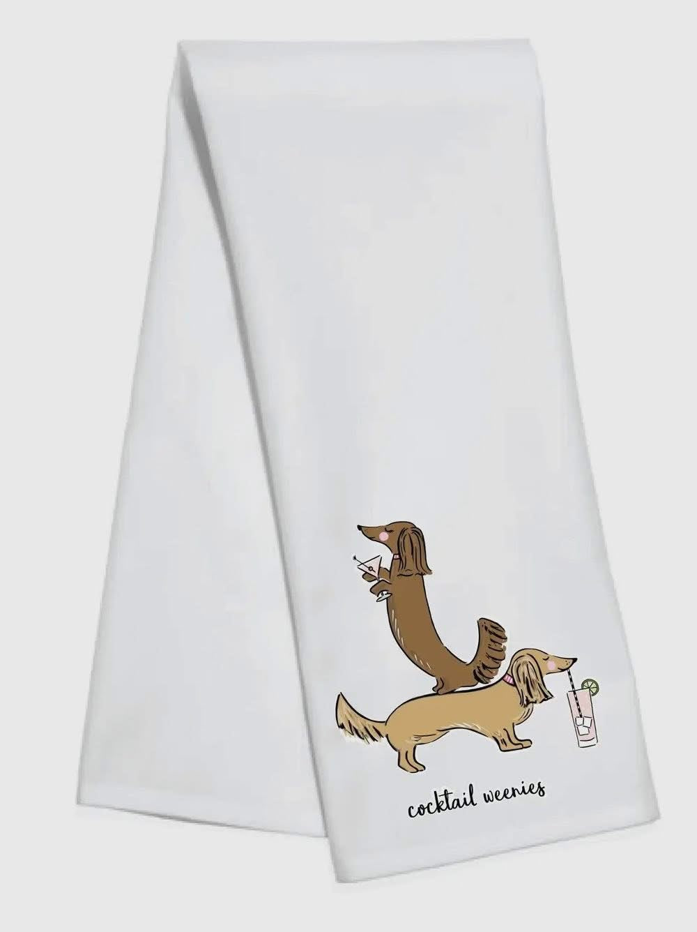 Cocktail Weenies - Tea Towel