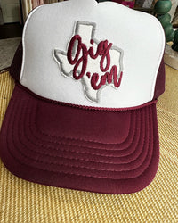 Gig Em- Trucker Cap