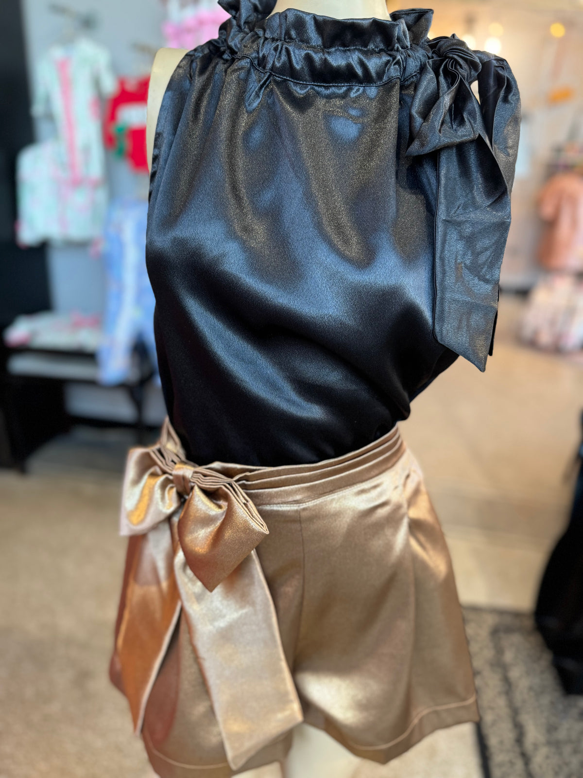 The Casey Glam Shorts - Gold