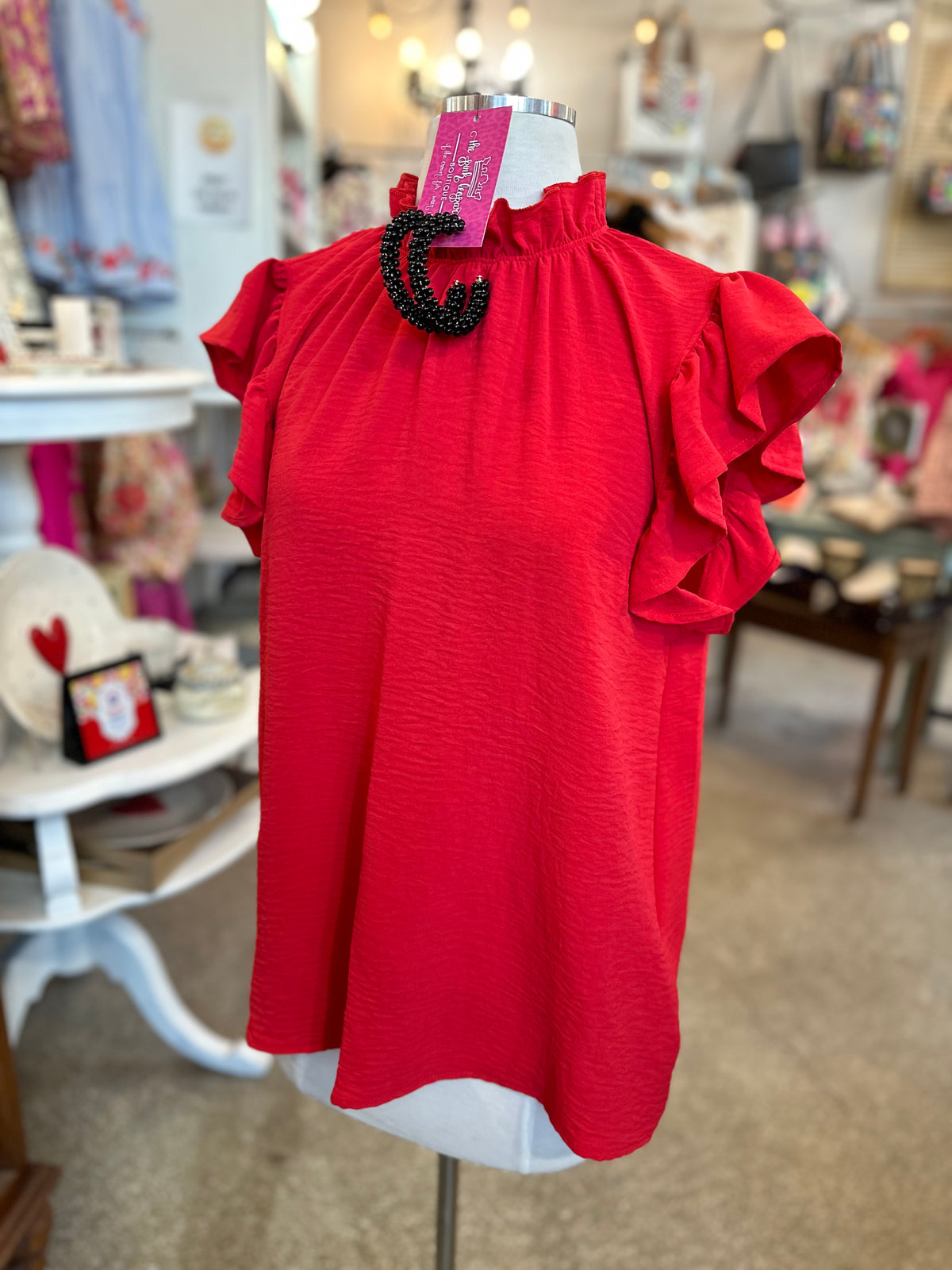 The Bella Top -Red