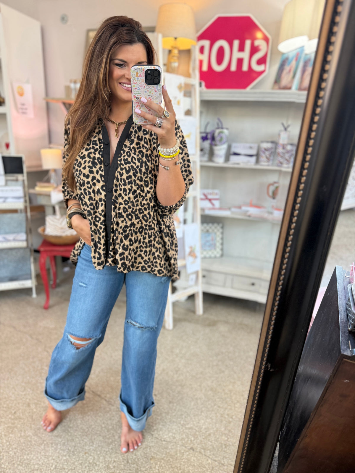 The Leopard Luxe Top