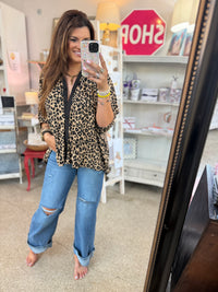 The Leopard Luxe Top