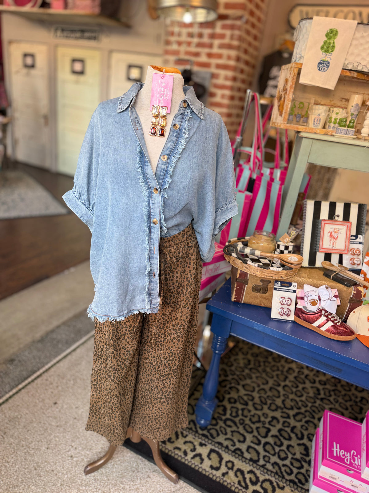 The YAYA denim top