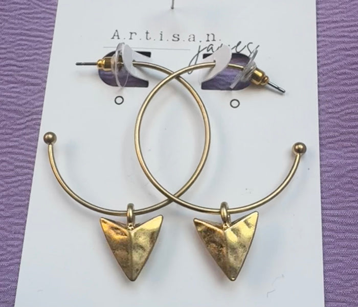 Artisan James - Follow Your Arrow Earrings