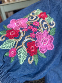The Wildflower Denim Top