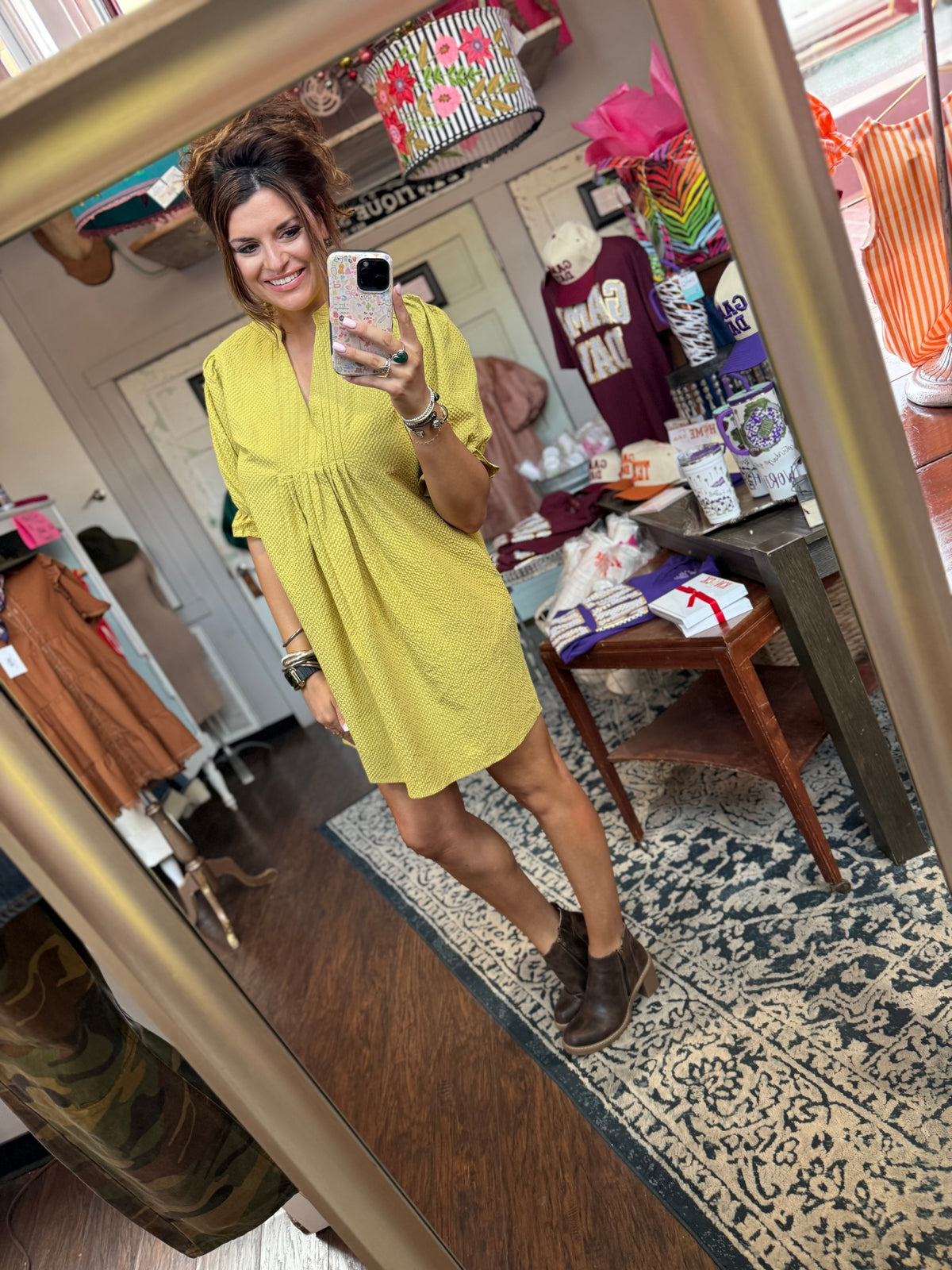 The Bailey Dress - Chartreuse