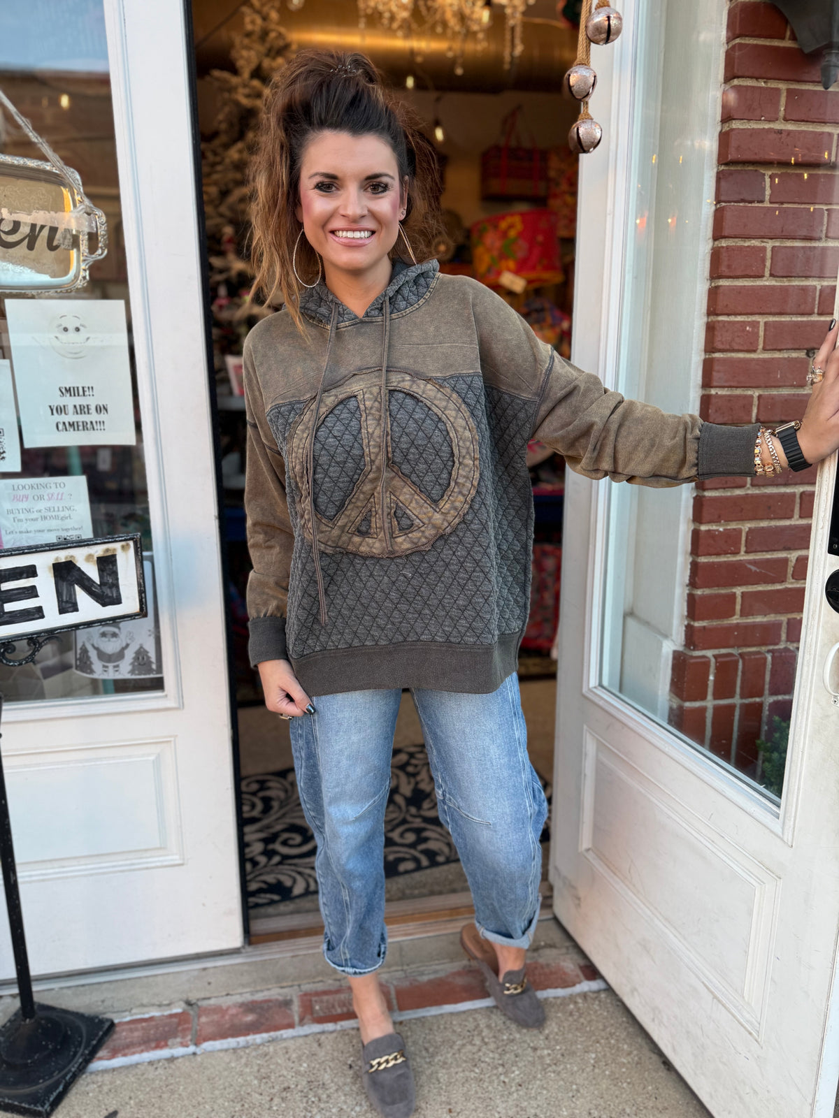 Oversized Peace Sweater
