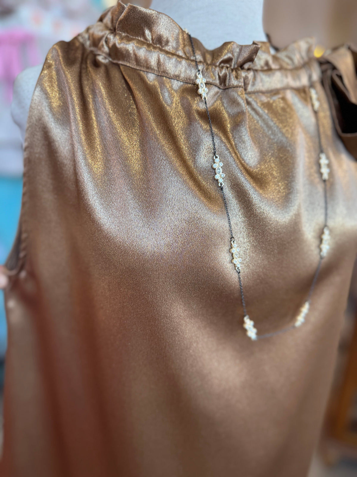 The Golden Hour Dress - Gold