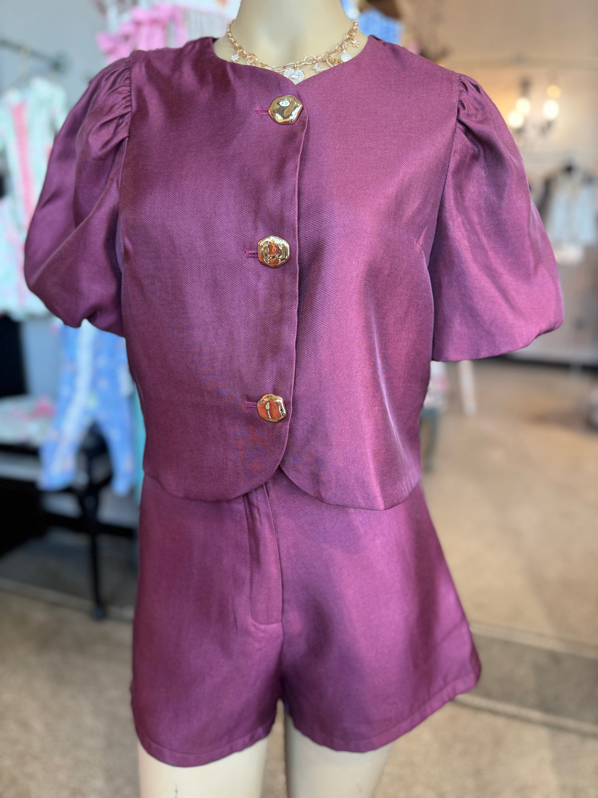 The Sidney Shorts - Plum