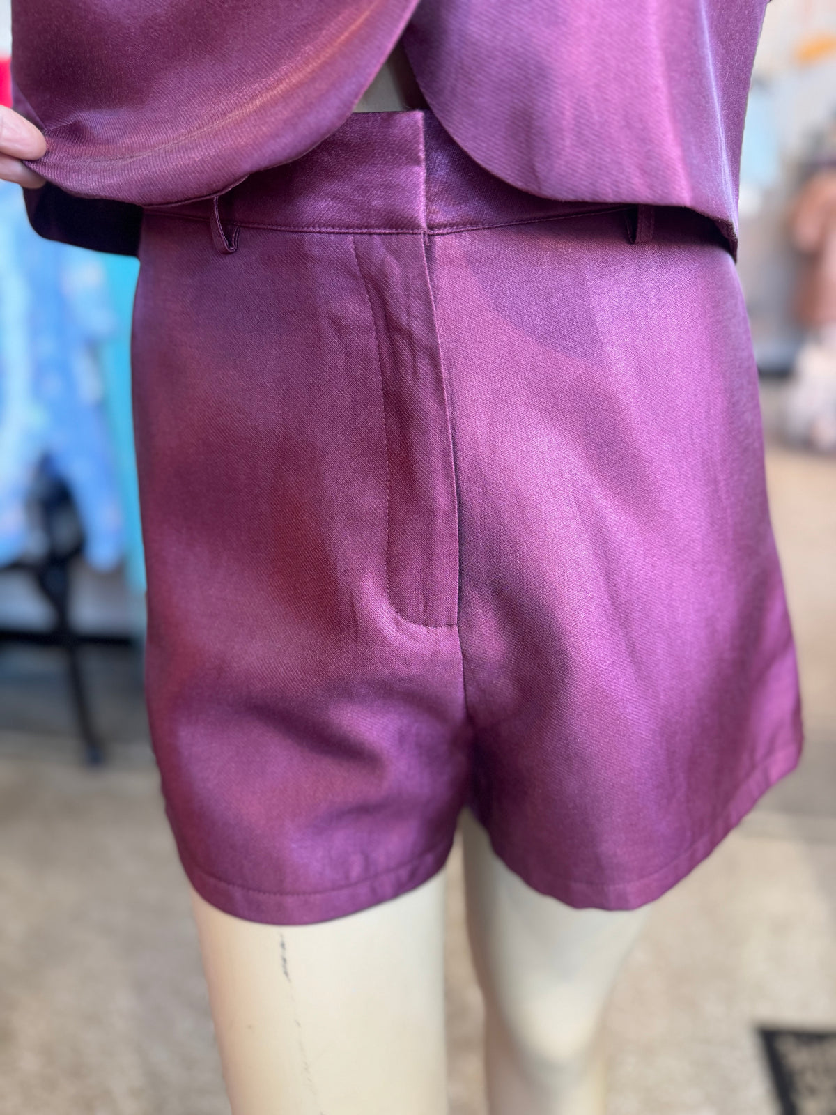 The Sidney Shorts - Plum