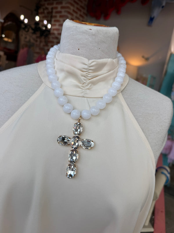 BB Cross Necklace