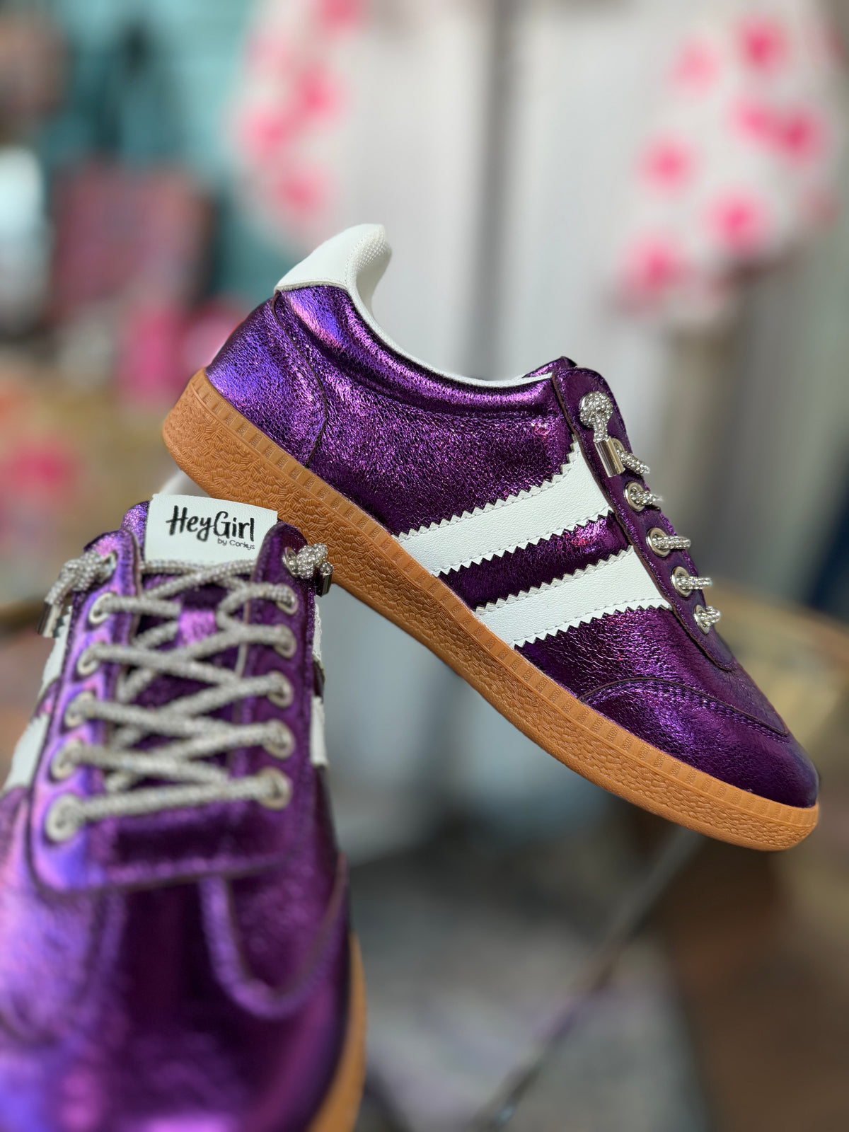 Purple Sass Sneakers